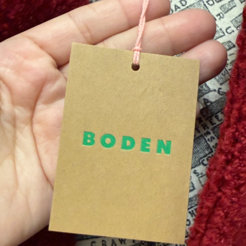 NWT Boden Aylesford Wool Coat in Vino - Picture 11 of 12